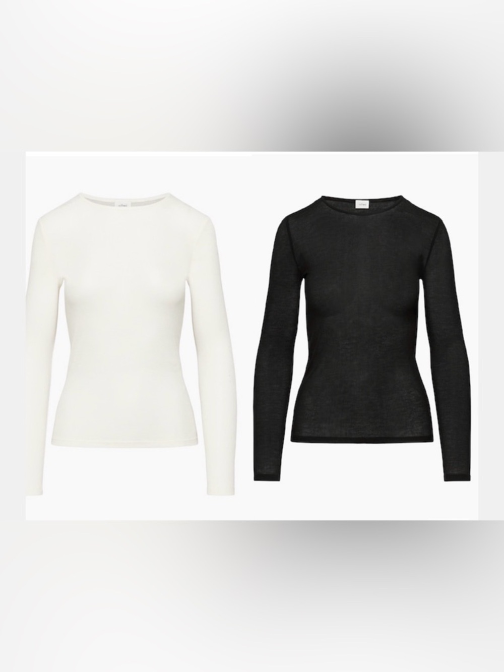 2 Wilfred Kindred longsleeve black & white